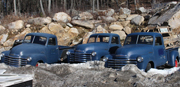 Roadside Find: A Trio of Old Navy 1950 Chevys